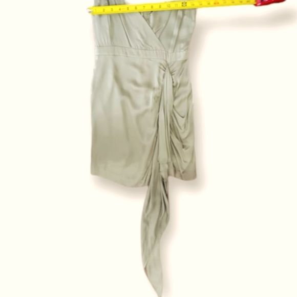 Marciano Thalia Asymmetric Olive Dress, 4, NWT - Picture 7 of 9